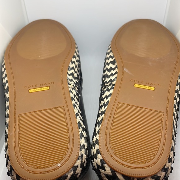 Cole Haan Leather Cloudfeel Knotted Espadrille 7.5 - Picture 10 of 12